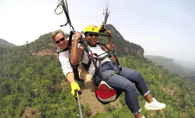 Sky High Thrills: Kwahu Easter Paragliding Festival Takes Flight